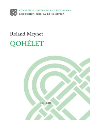 cover image of Qohelet